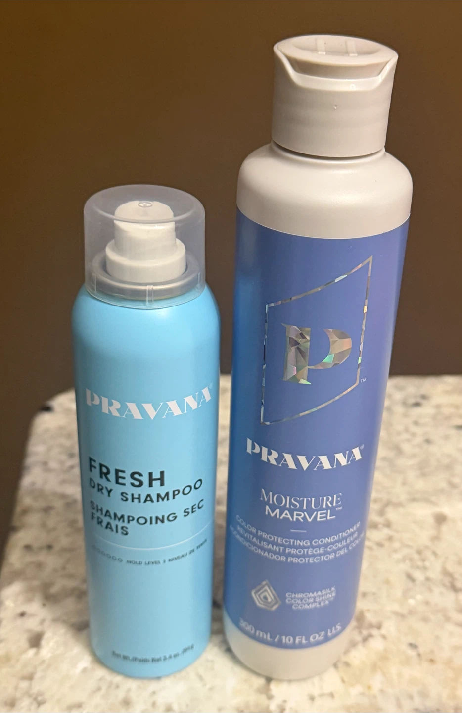 Pravana Fresh Dry Shampoo & Moisture Marvel Conditioner Set