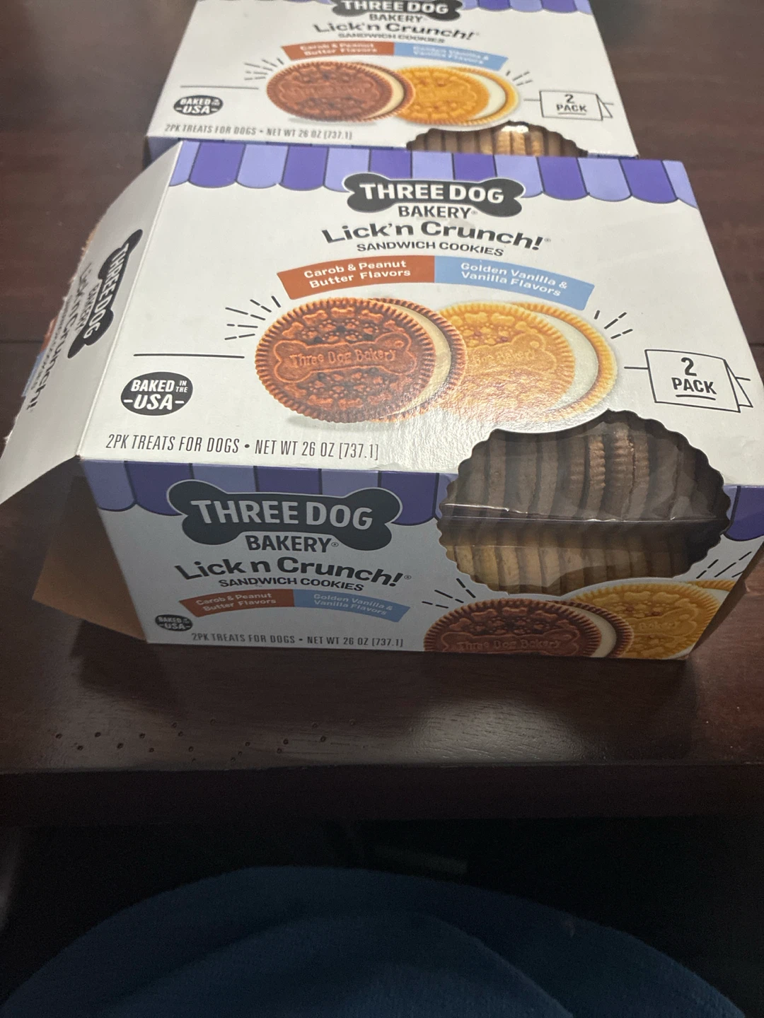 Three Dog Bakery Lick'n Crunch! Sandwich Cookies - photo 2