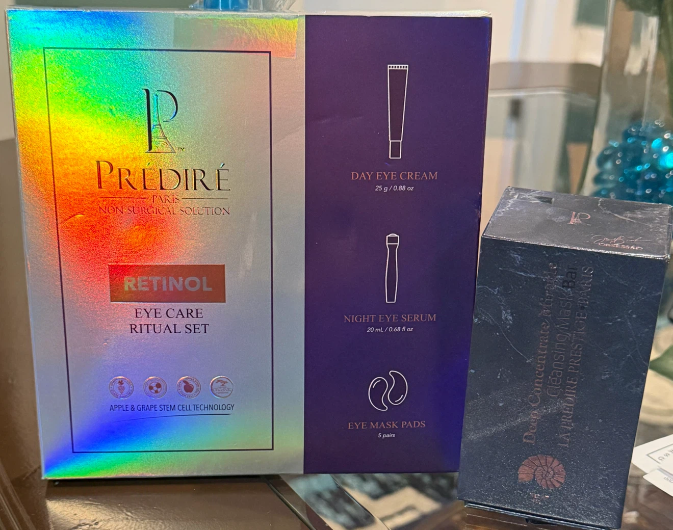 Prédiré  Paris Retinol Eye Care Ritual Set & Cleansing Mask Set
