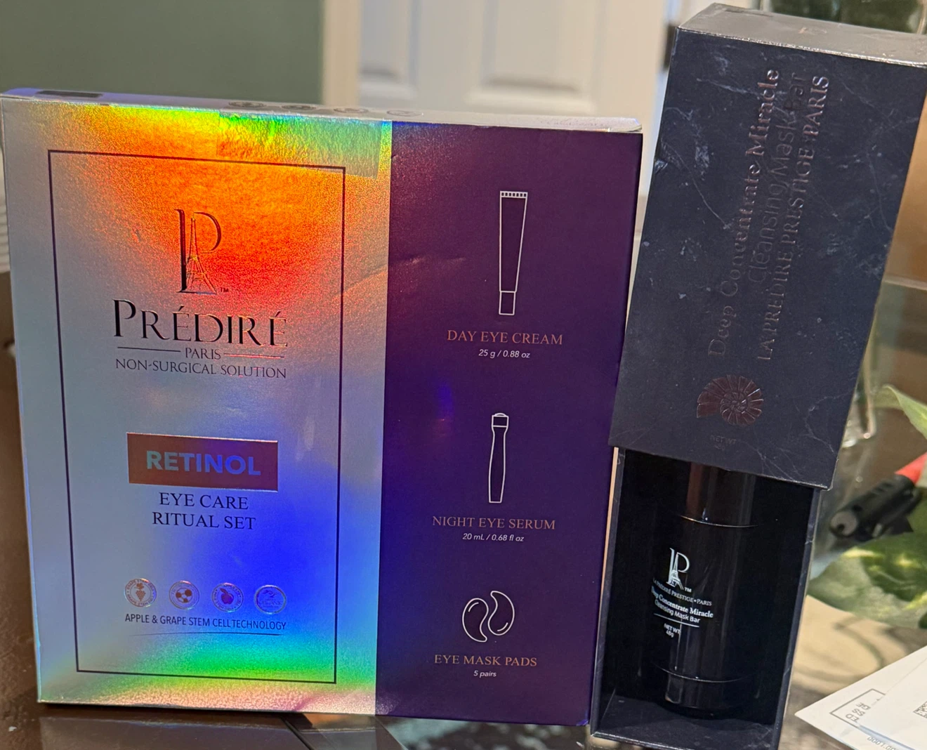 Prédiré  Paris Retinol Eye Care Ritual Set & Cleansing Mask Set - photo 2