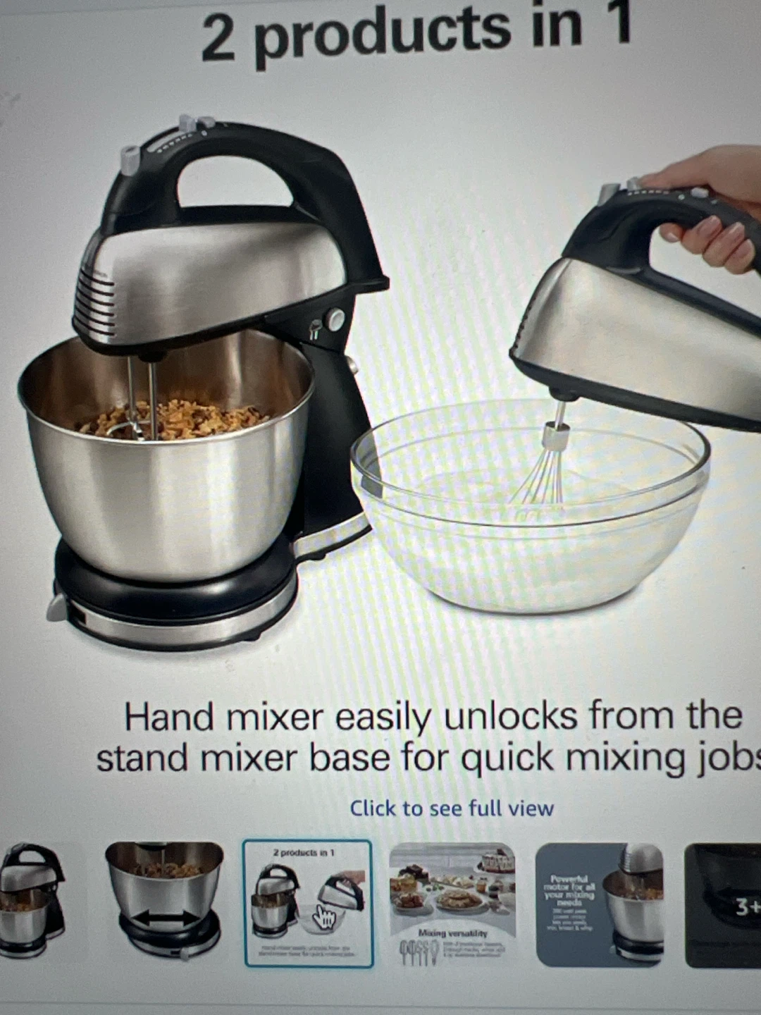 Hamilton Beach Classic Stand Mixer 64650