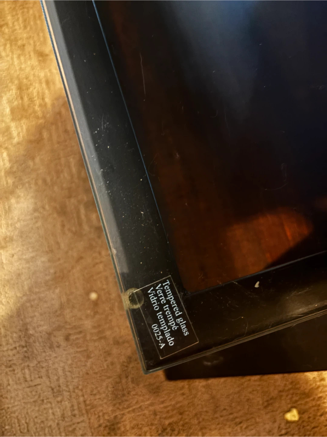 Dark brown tv stand - photo 2