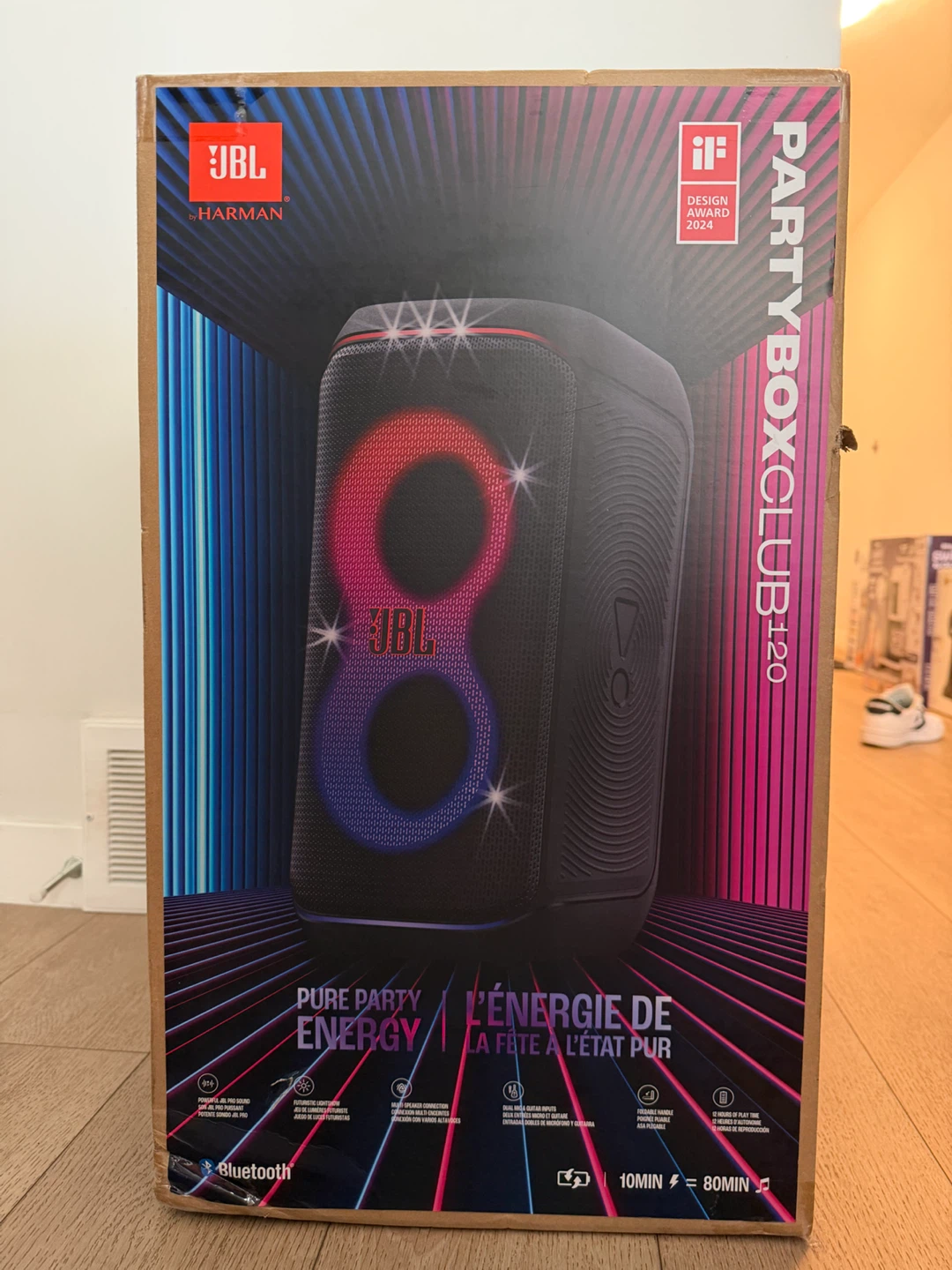 JBL PartyBox Club 120 Portable Speaker - BNIB