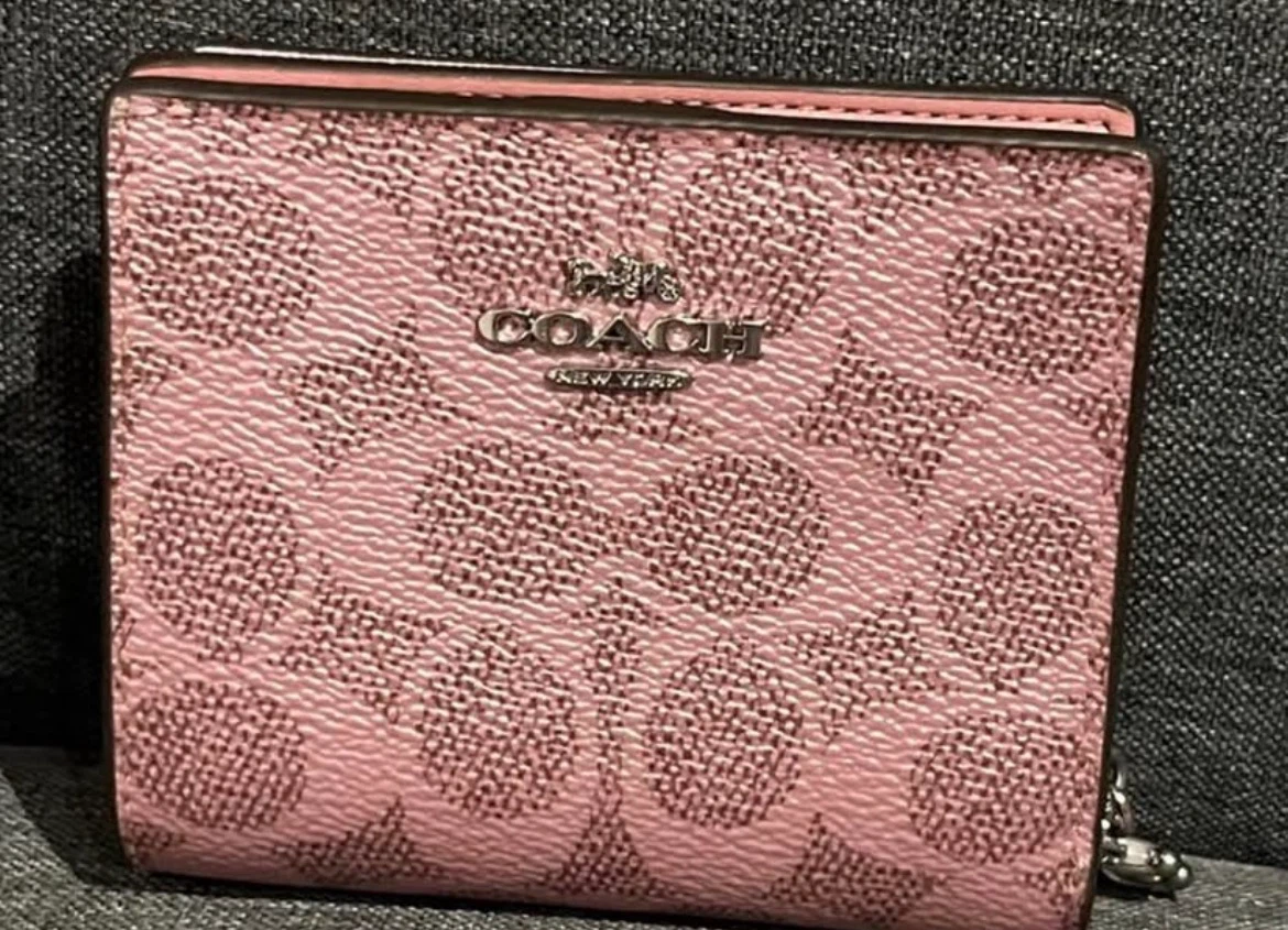 Coach limited edition pink wallet