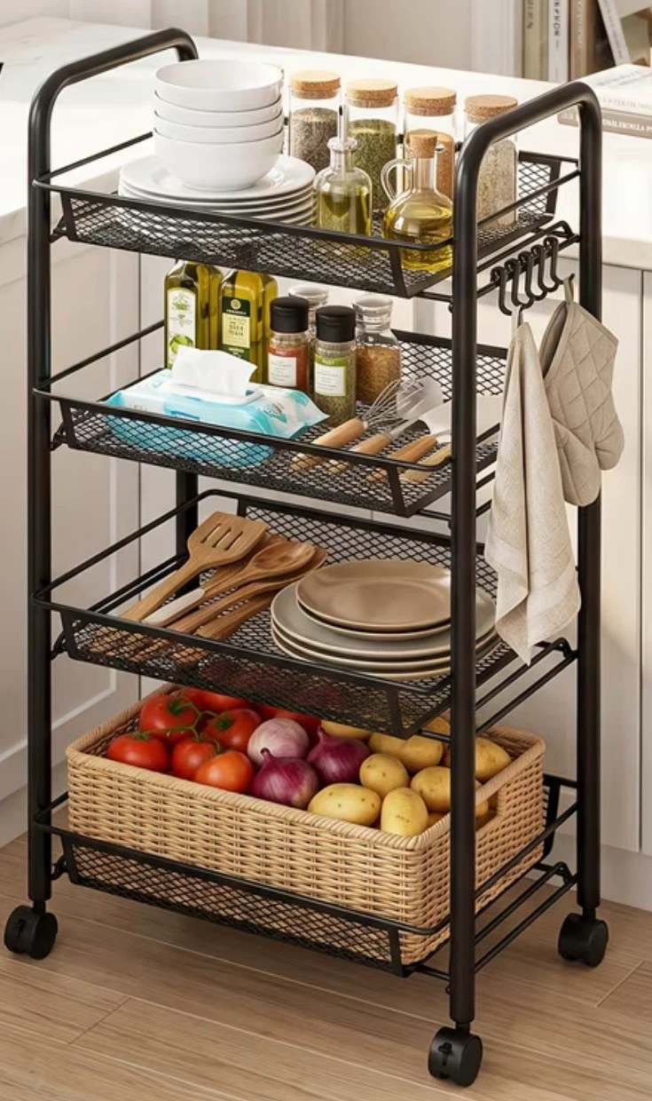 4-Tier Rolling Storage Cart - photo 3