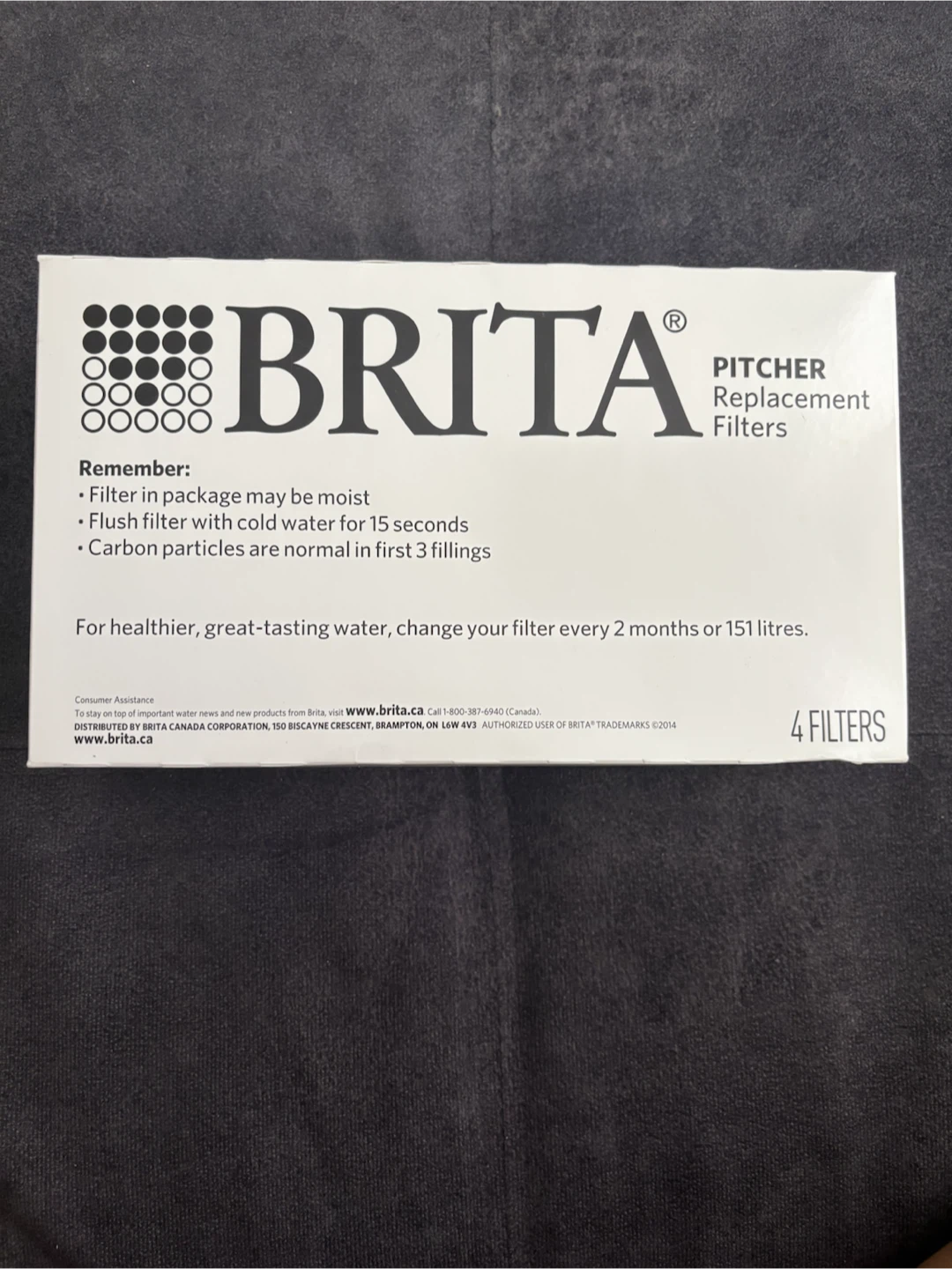 Brita Pitcher Replacement Filters - 4 Pack