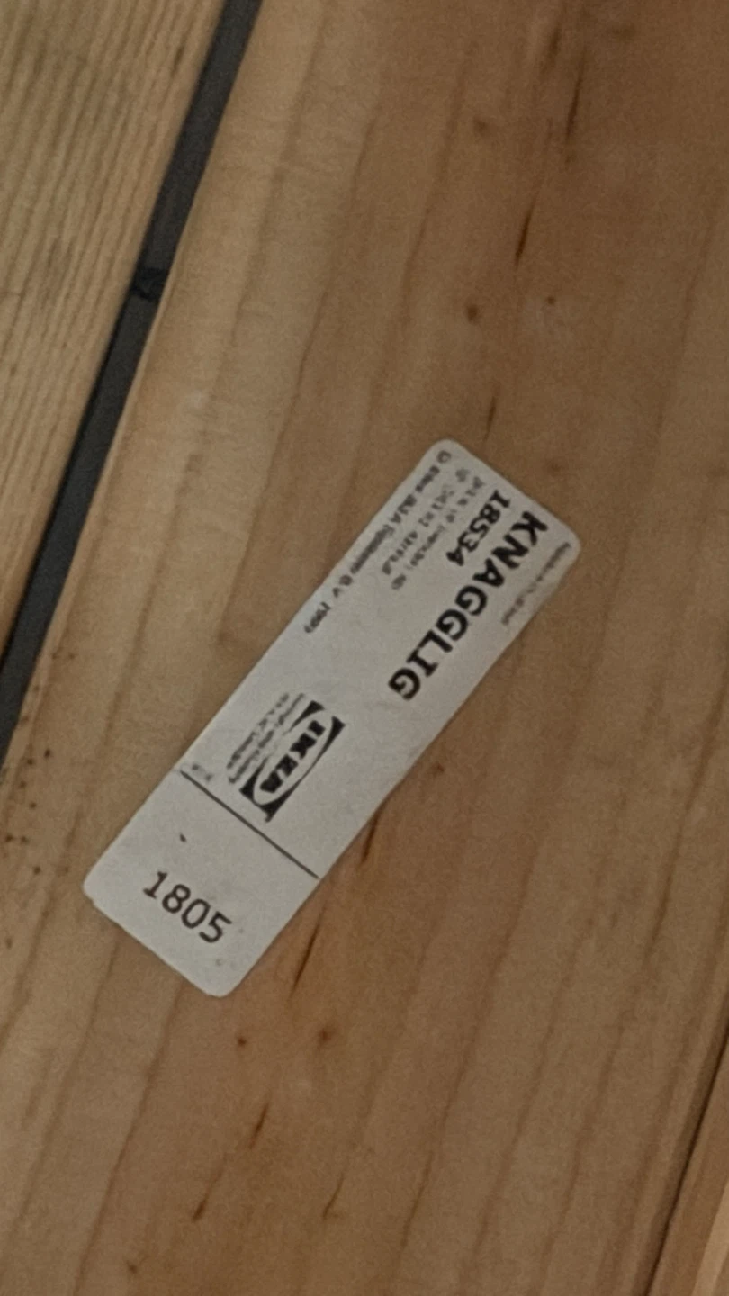 IKEA KNAGGLIG Wooden Crate - photo 3