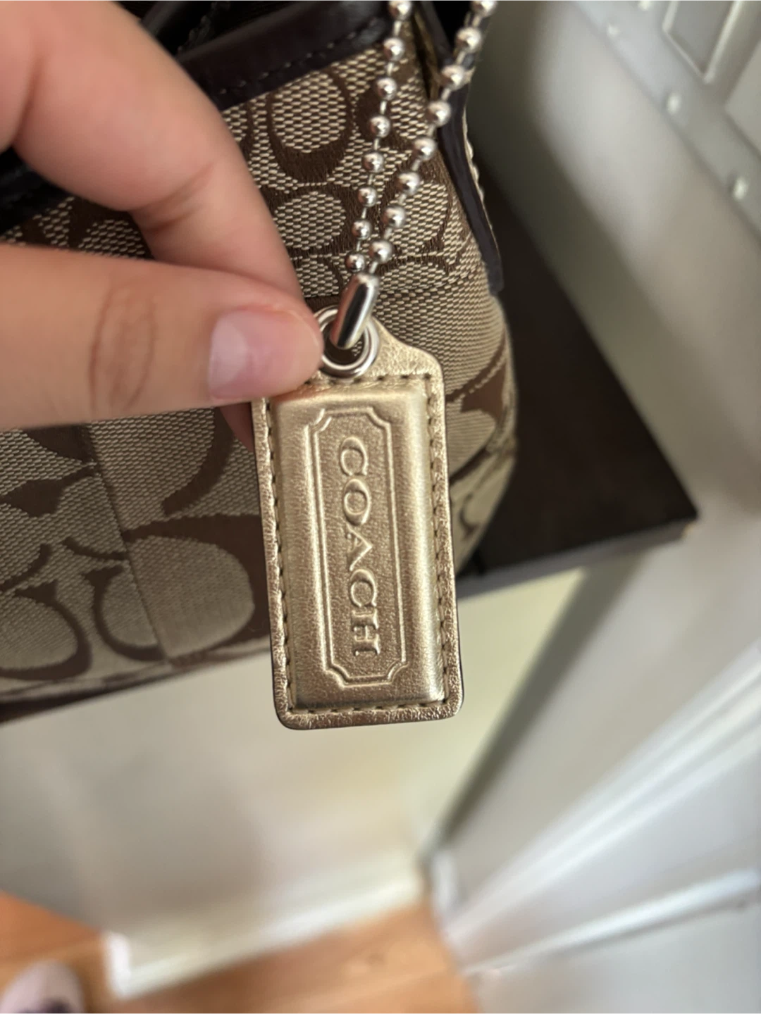 Coach Signature Hobo Handbag - photo 4