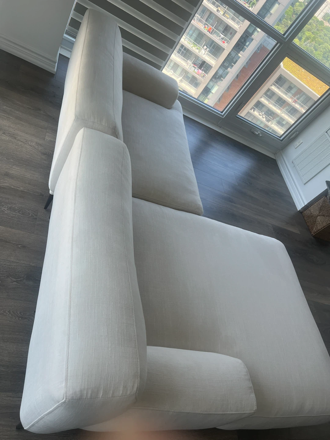 Article White Sectional Sofa Chaise - photo 2