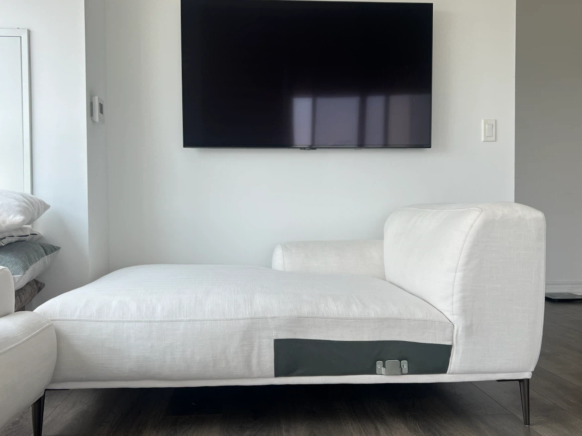 Article White Sectional Sofa Chaise - photo 4