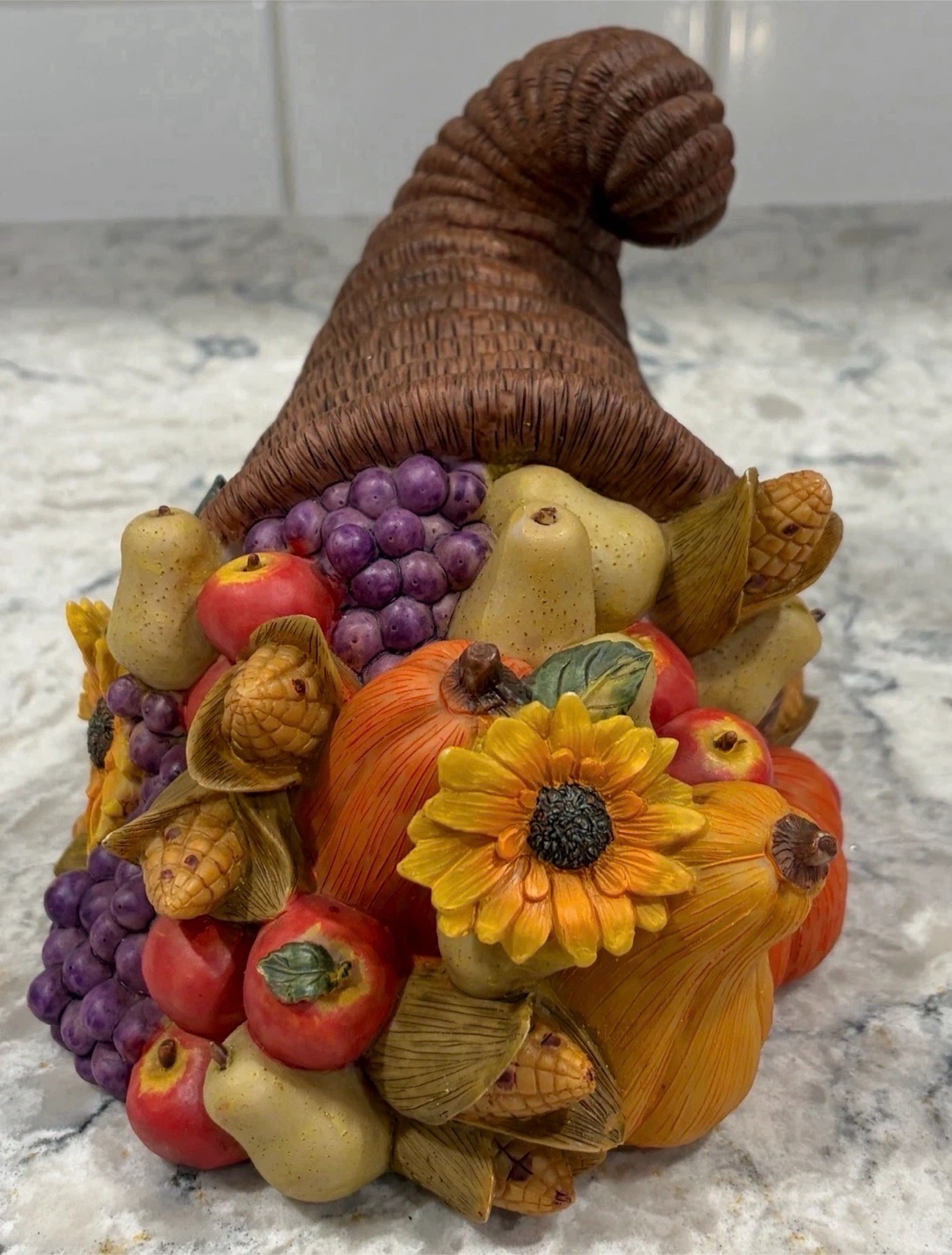Fall Harvest Cornucopia Centerpiece – Thanksgiving Decor