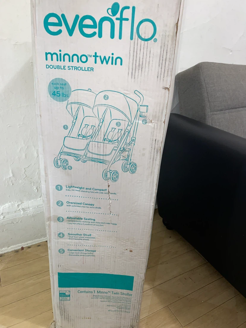 Evenflo Minno Twin Double Stroller - photo 2