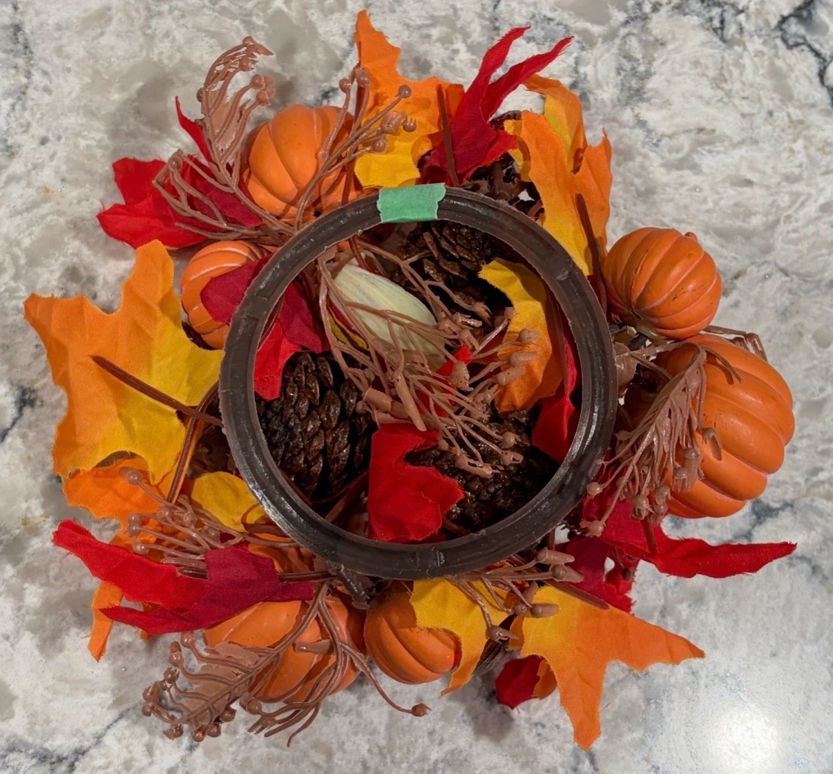 Fall Harvest Mini Wreath – Thanksgiving Decor - photo 3