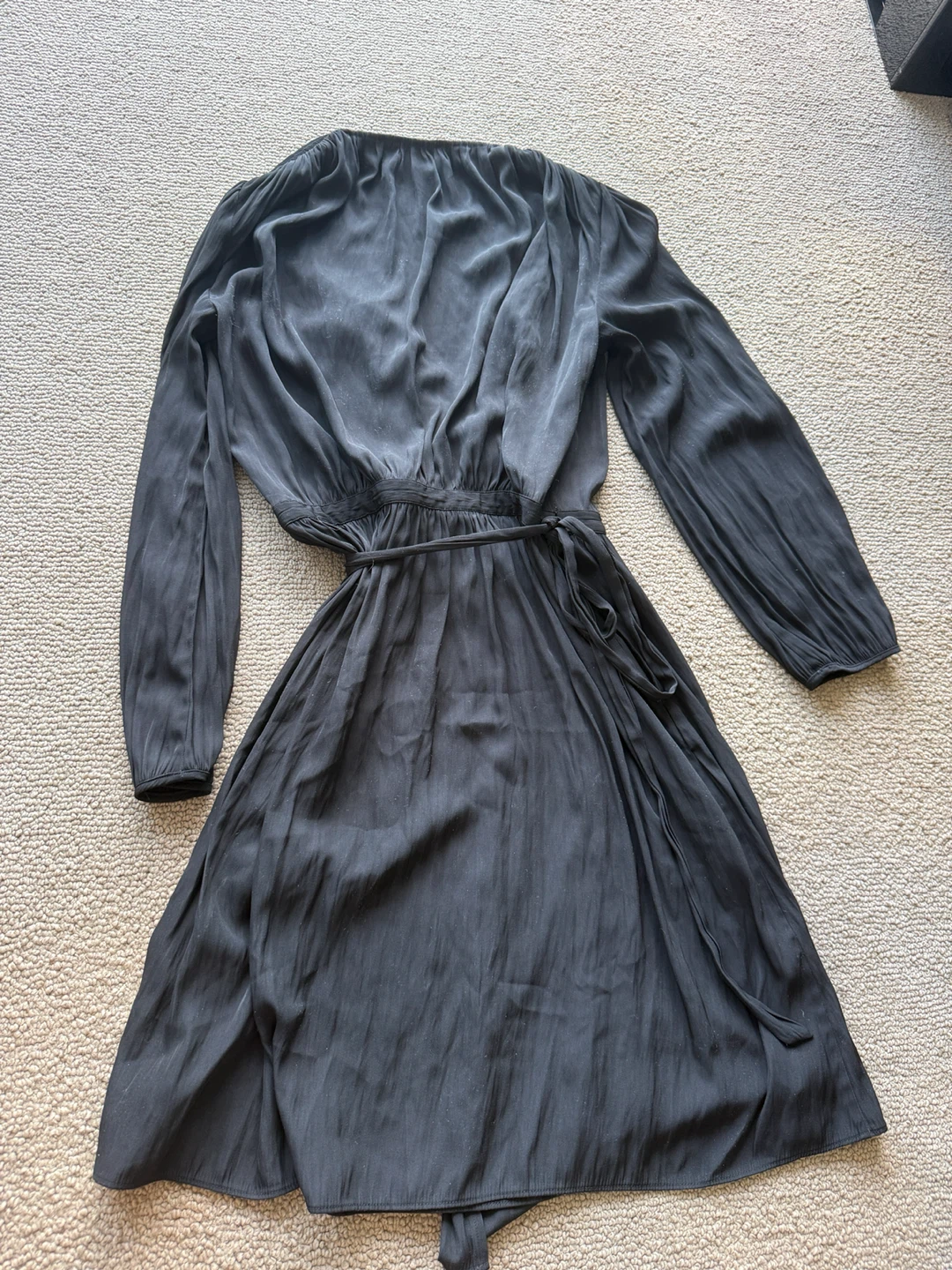 Wilfred Black Wrap Dress - photo 3
