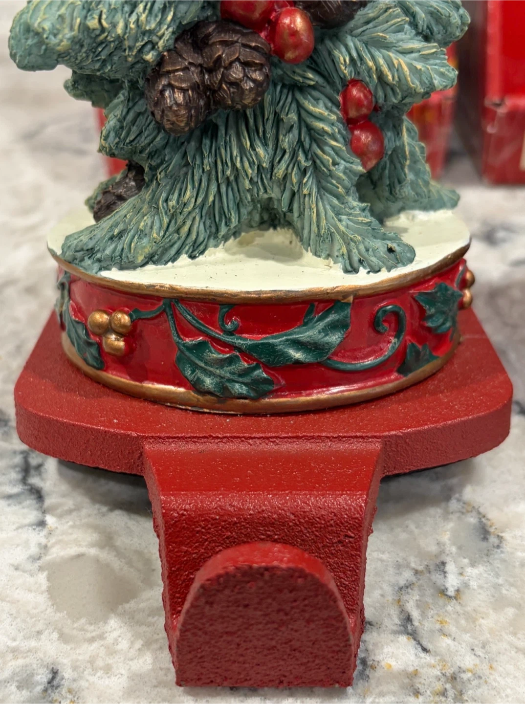 Cardinal Bird Christmas Stocking Holders Mantel Hangers - photo 4