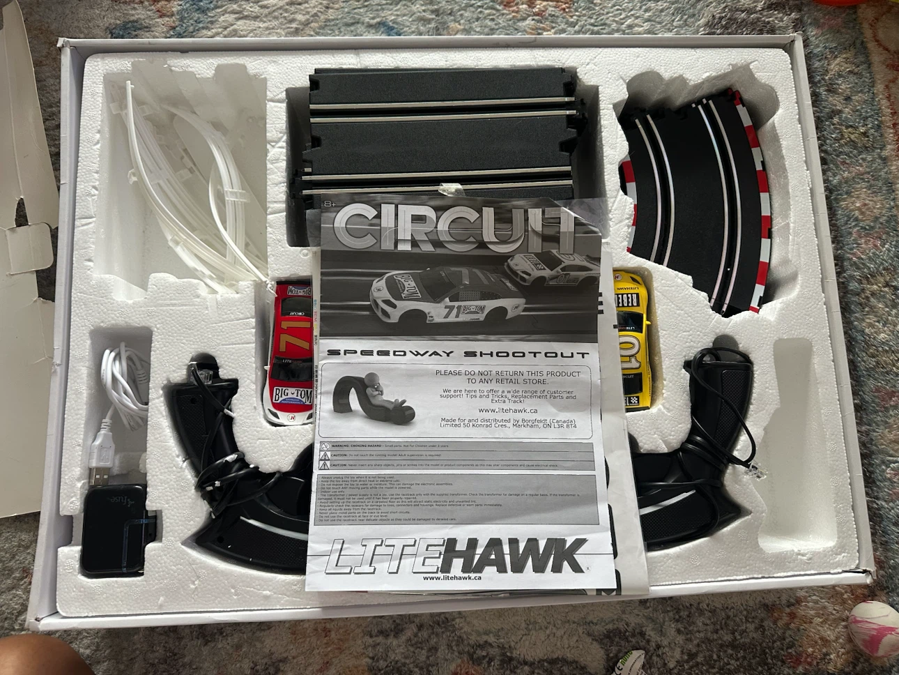 LiteHawk Speedway Shootout Circuit Race Track Set - photo 2