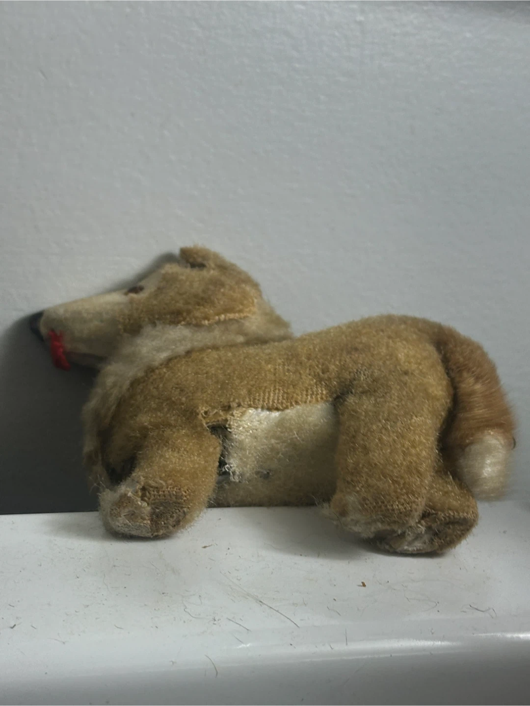Vintage wind up border collie dog - photo 3