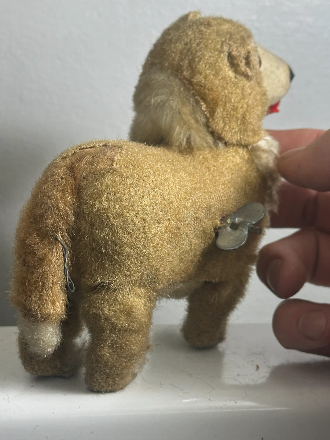 Vintage wind up border collie dog - photo 4