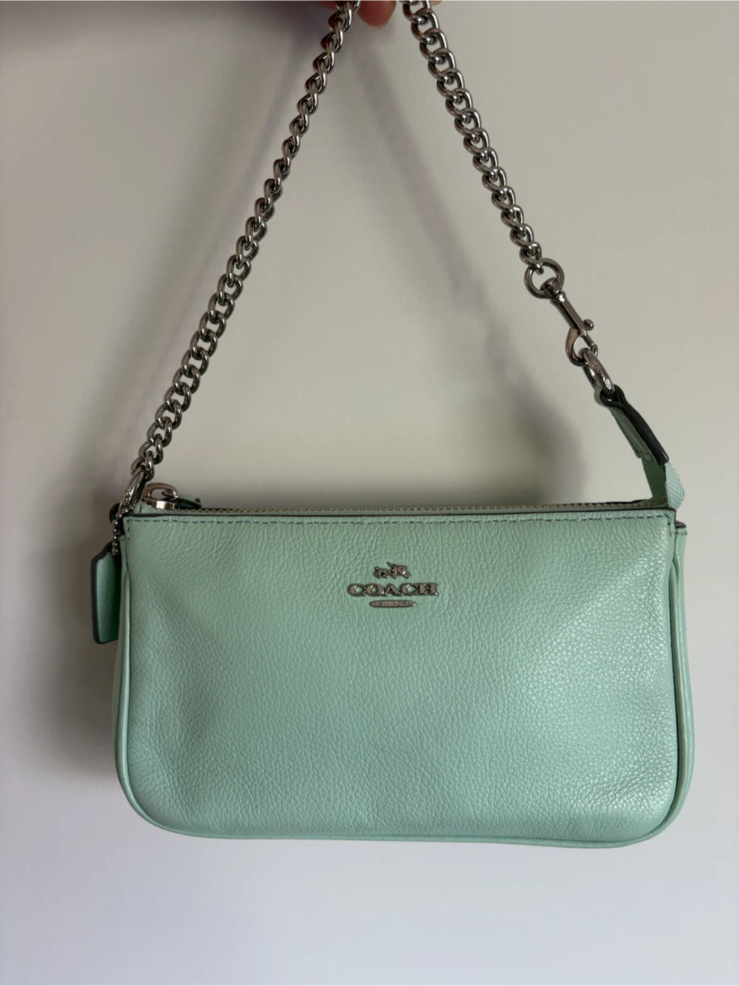 Coach Leather bag / wristlets with chain strap - photo 3
