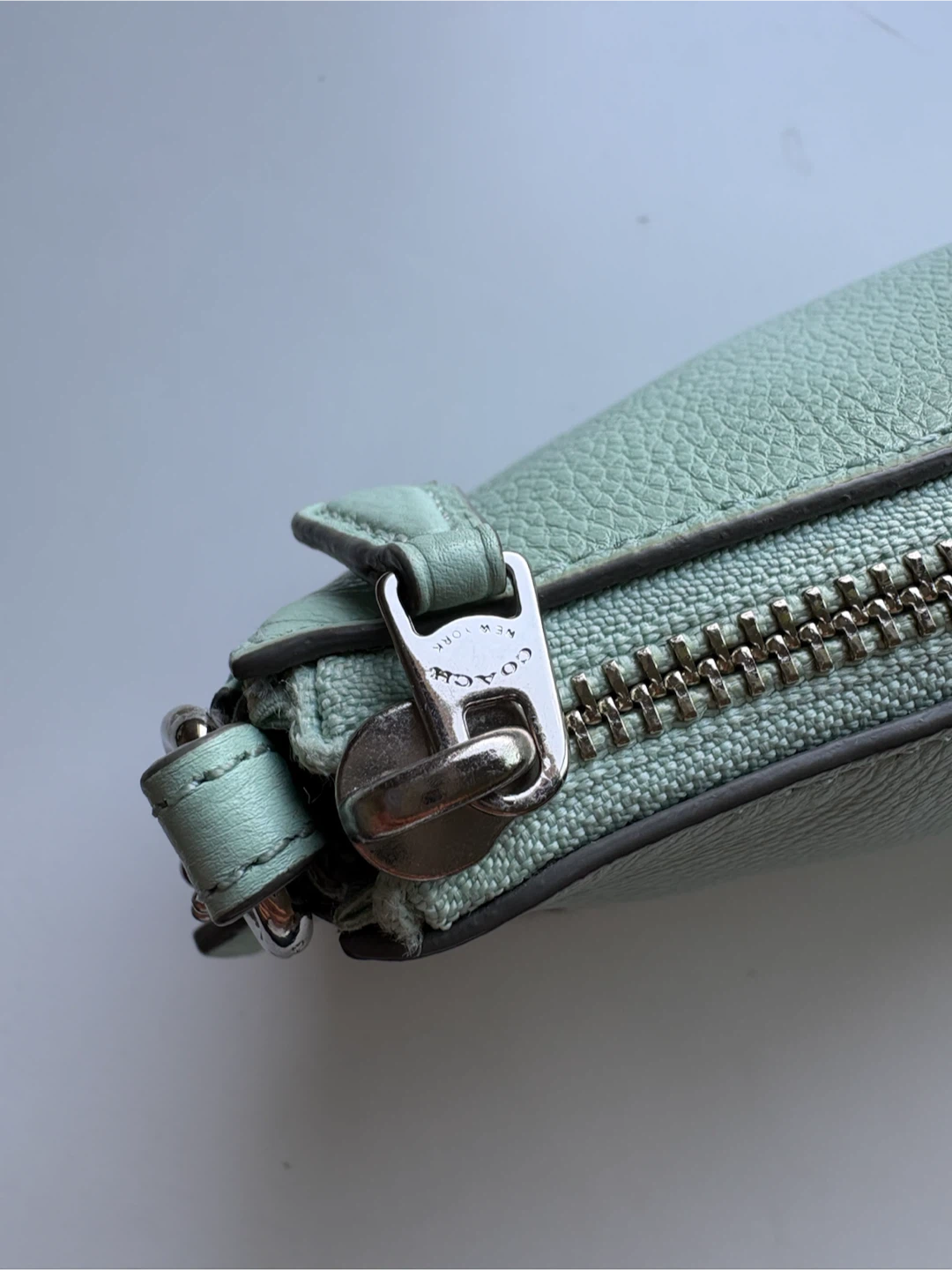 Coach Leather bag / wristlets with chain strap - photo 5