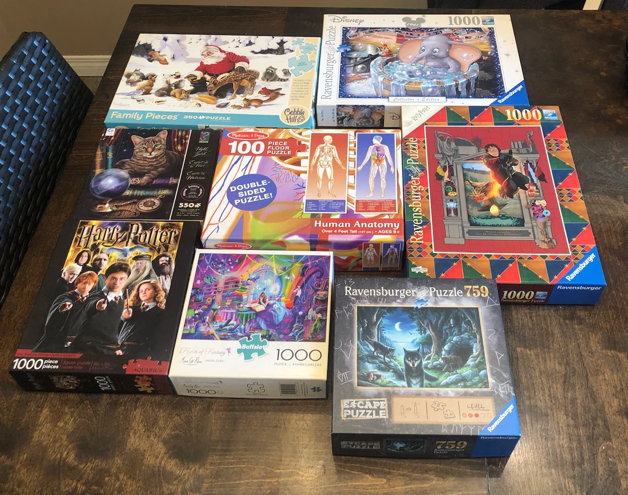 Assorted 1000 Piece Puzzles