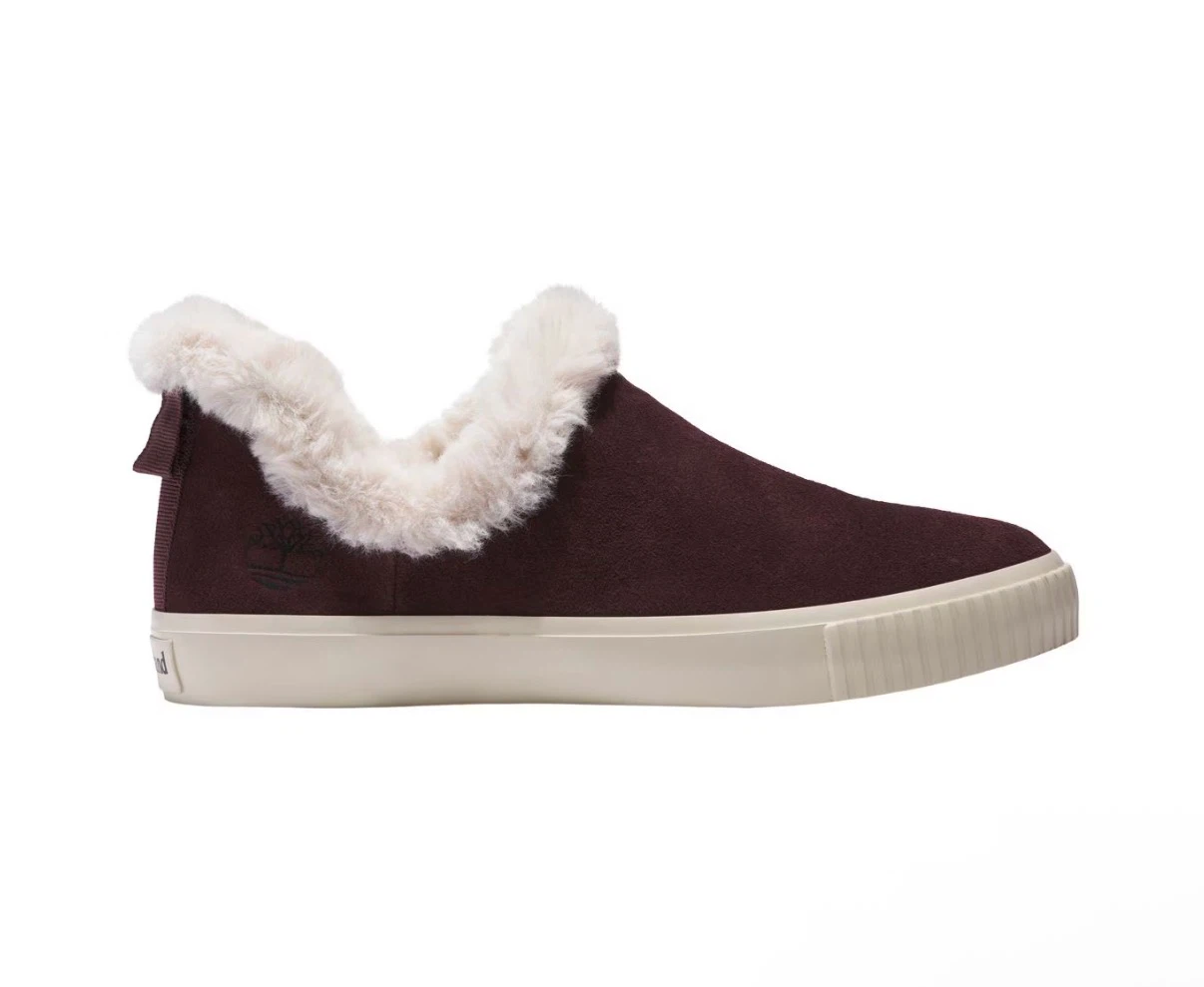 Timberland Suede Shearling Lined Slip-On Shoes - photo 2