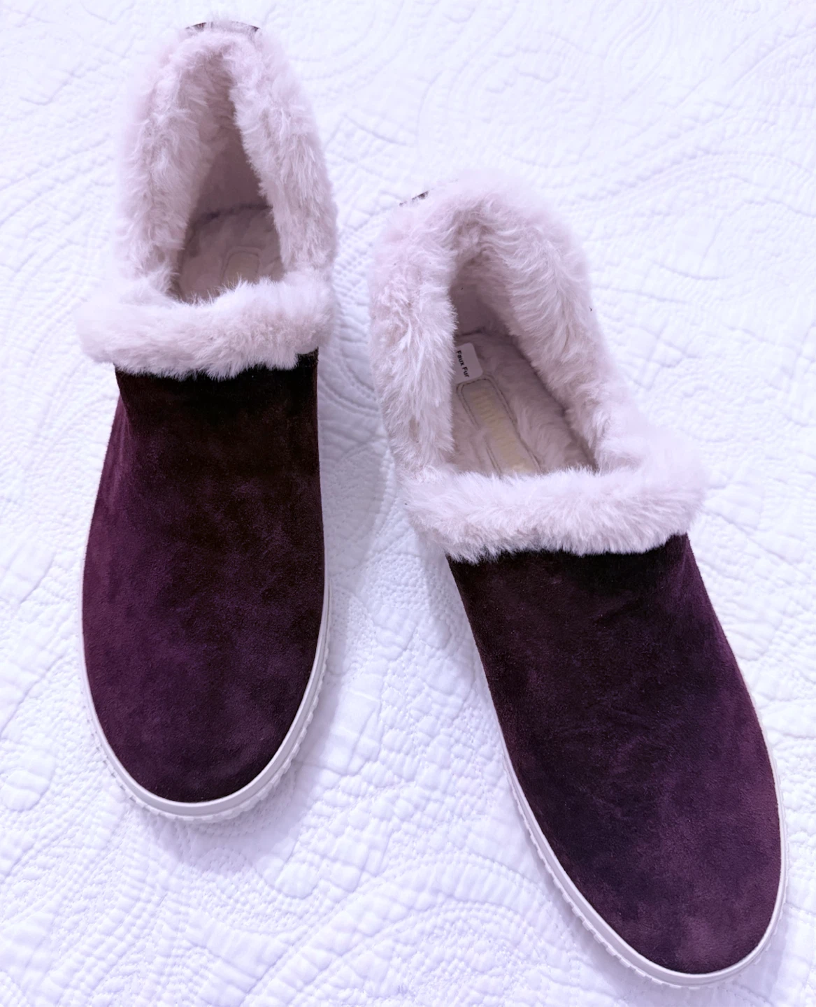 Timberland Suede Shearling Lined Slip-On Shoes - photo 3