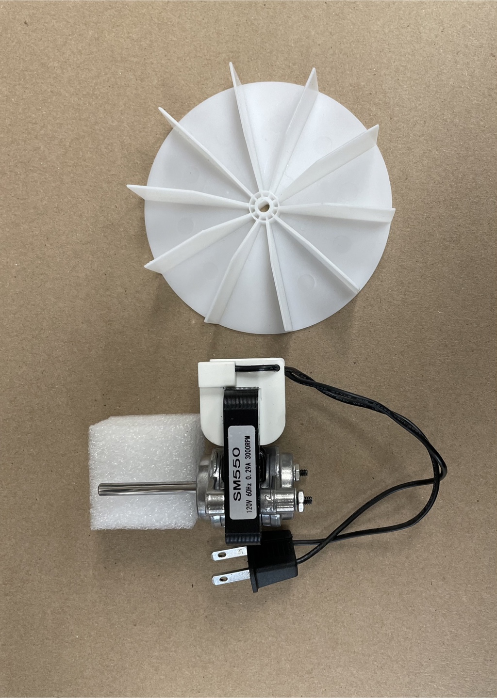 SM550 Universal Bathroom Vent Fan Motor Kit - photo 2