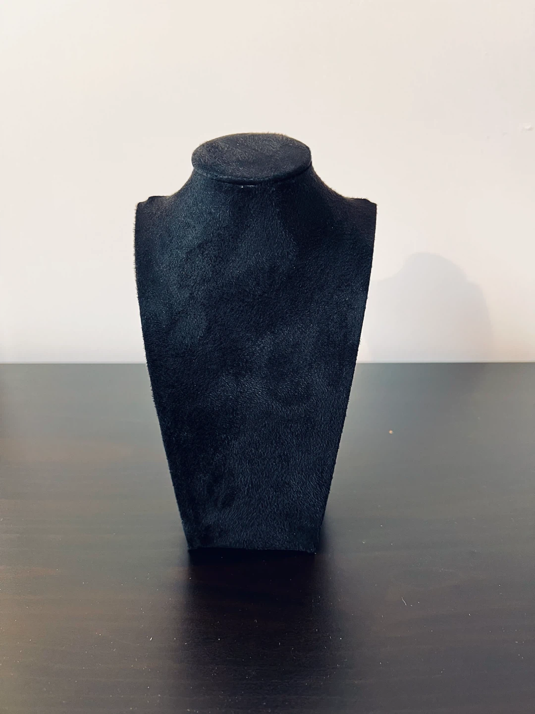 Black Velvet Necklace Display Bust