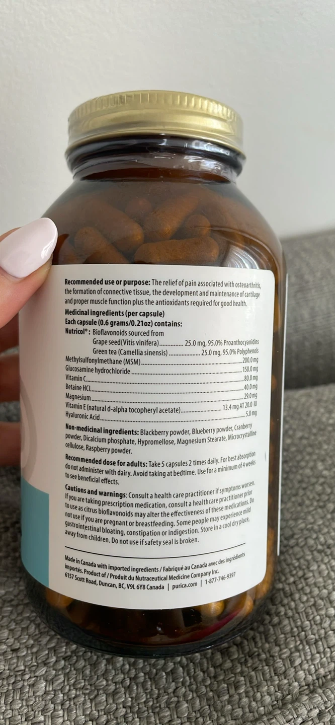 PURICA Recovery Extra Strength Veggie Capsules - photo 3