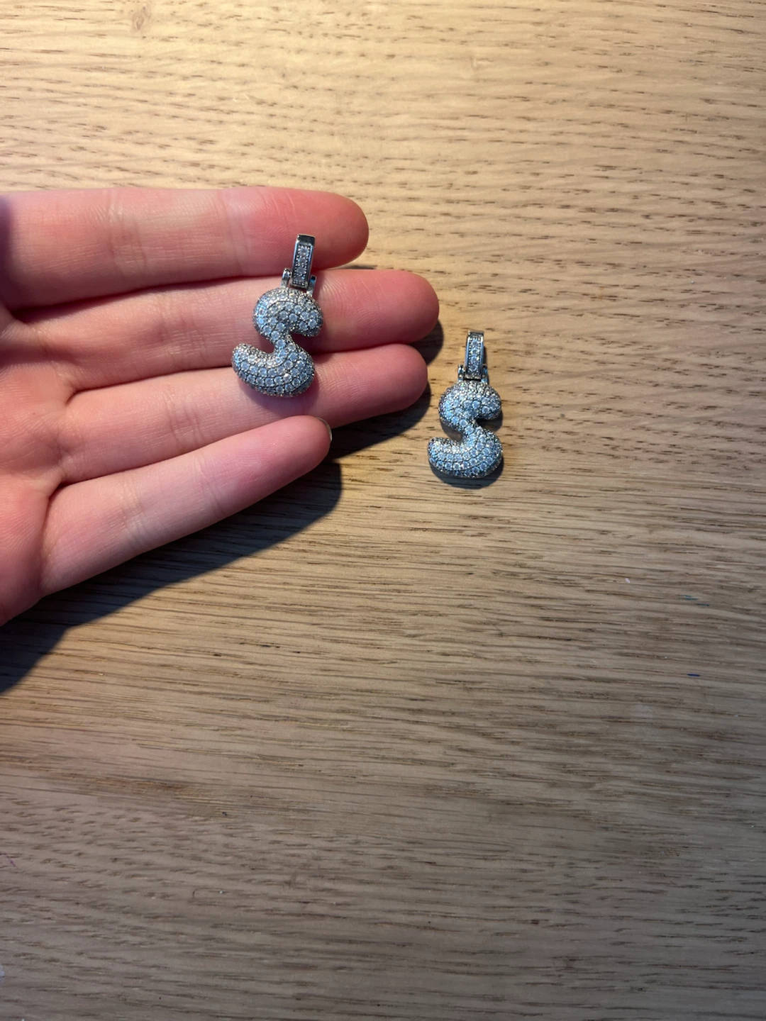 S gem pendant - photo 2