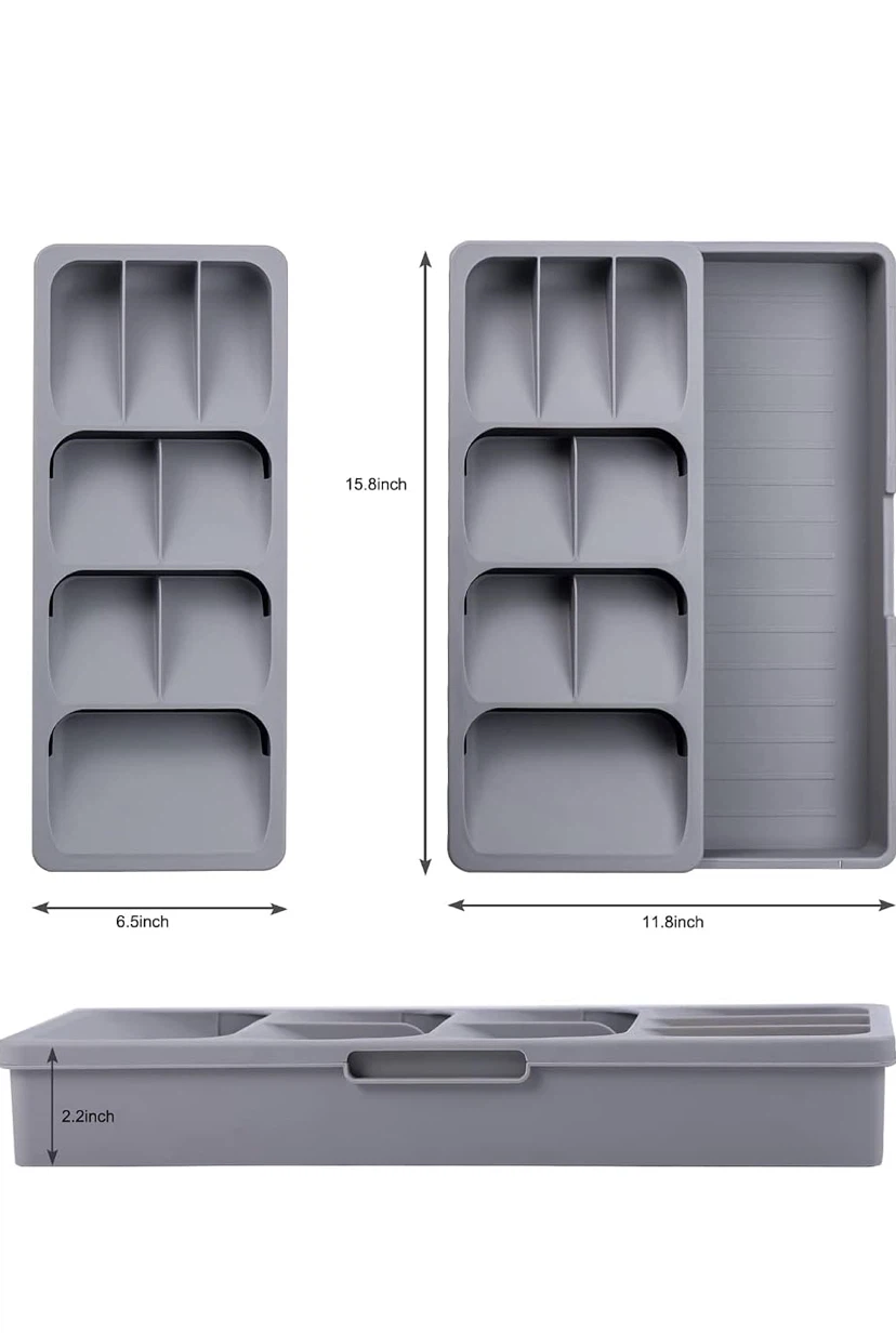Expandable Cutlery Organizer Tray - photo 2