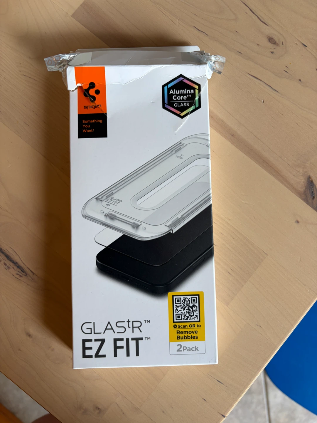 Spigen GLAS.tR EZ FIT Screen Protector 2-Pack
