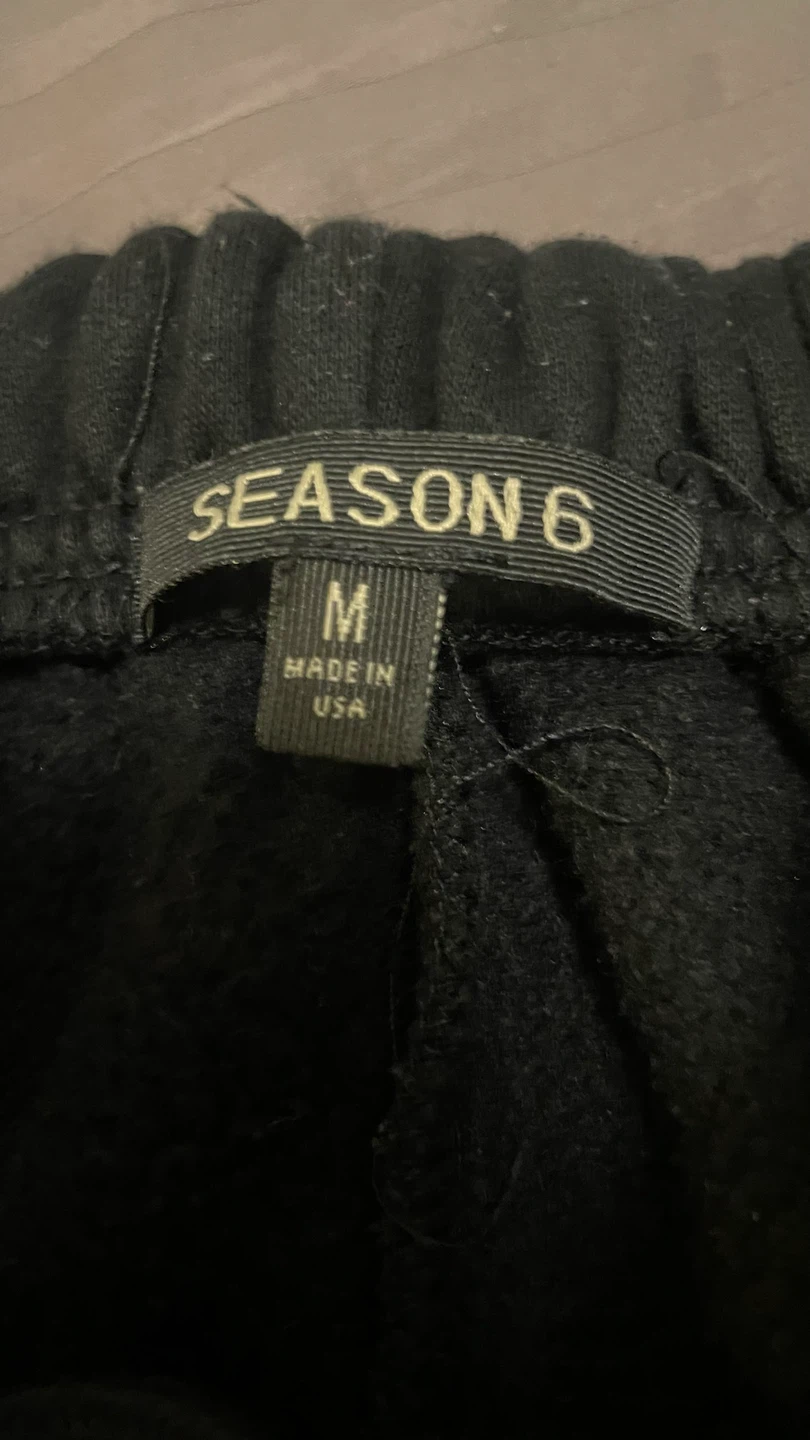 Season 6 Black Sweatpants Size M - photo 2