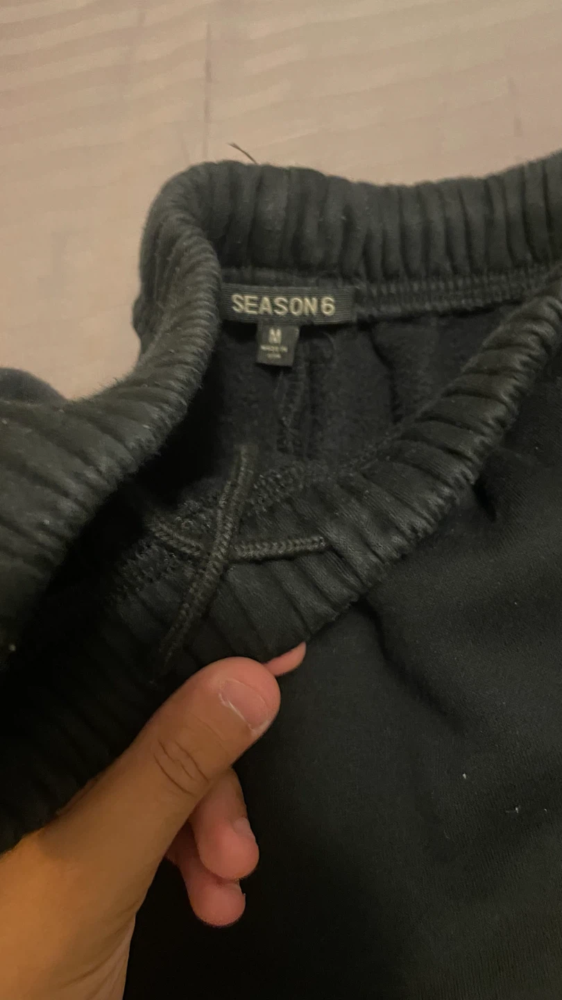 Season 6 Black Sweatpants Size M - photo 3
