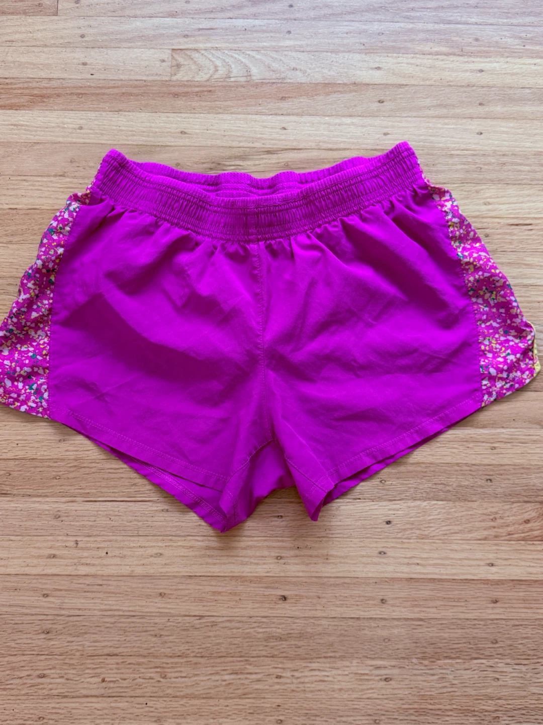 Nike Dri-FIT Running Shorts - Pink Floral Size S - photo 2