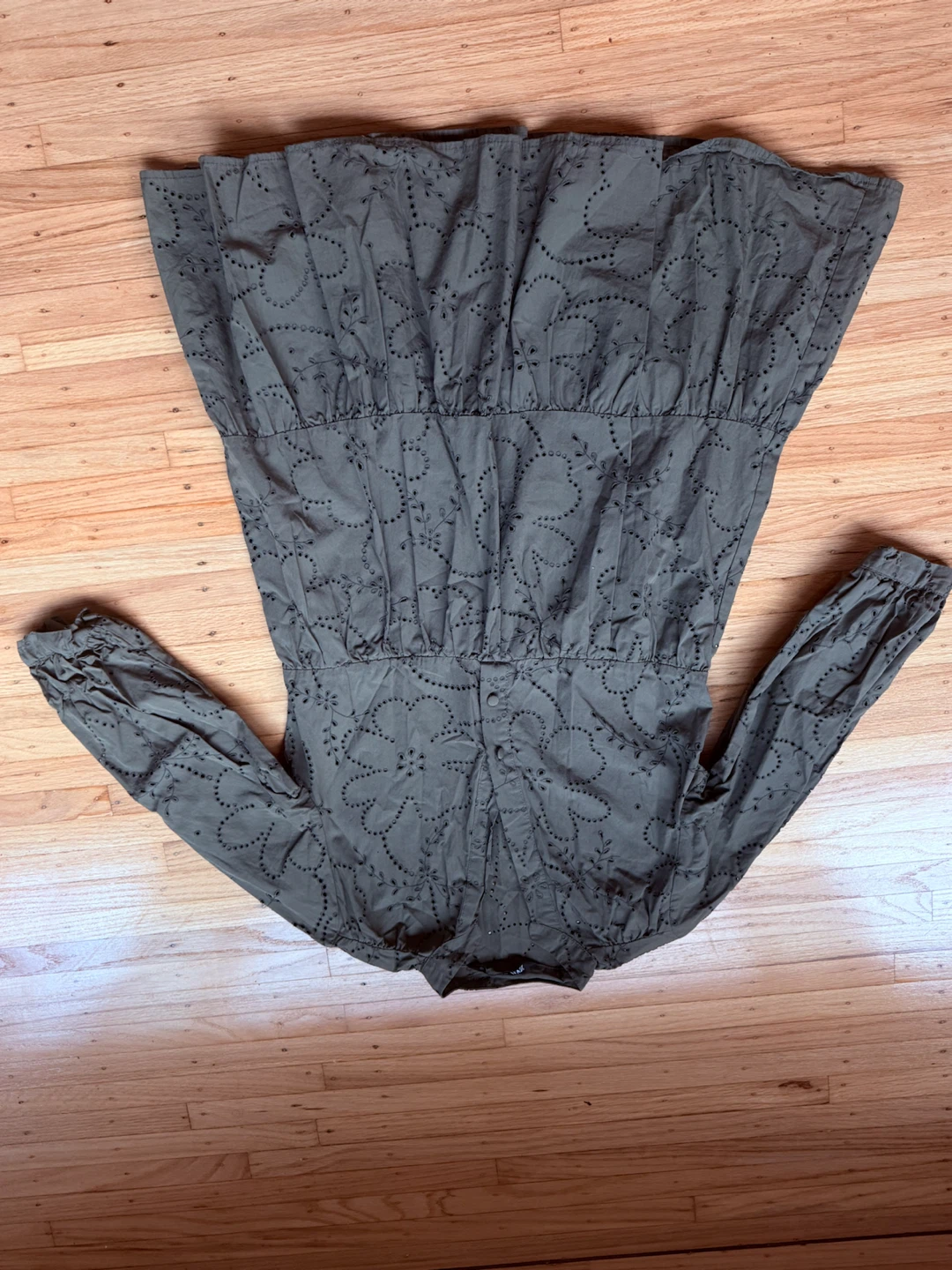 Zara Embroidered Mini Dress XS