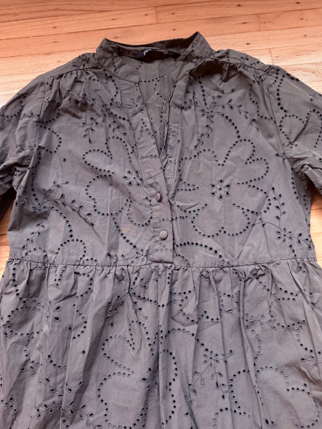 Zara Embroidered Mini Dress XS - photo 2