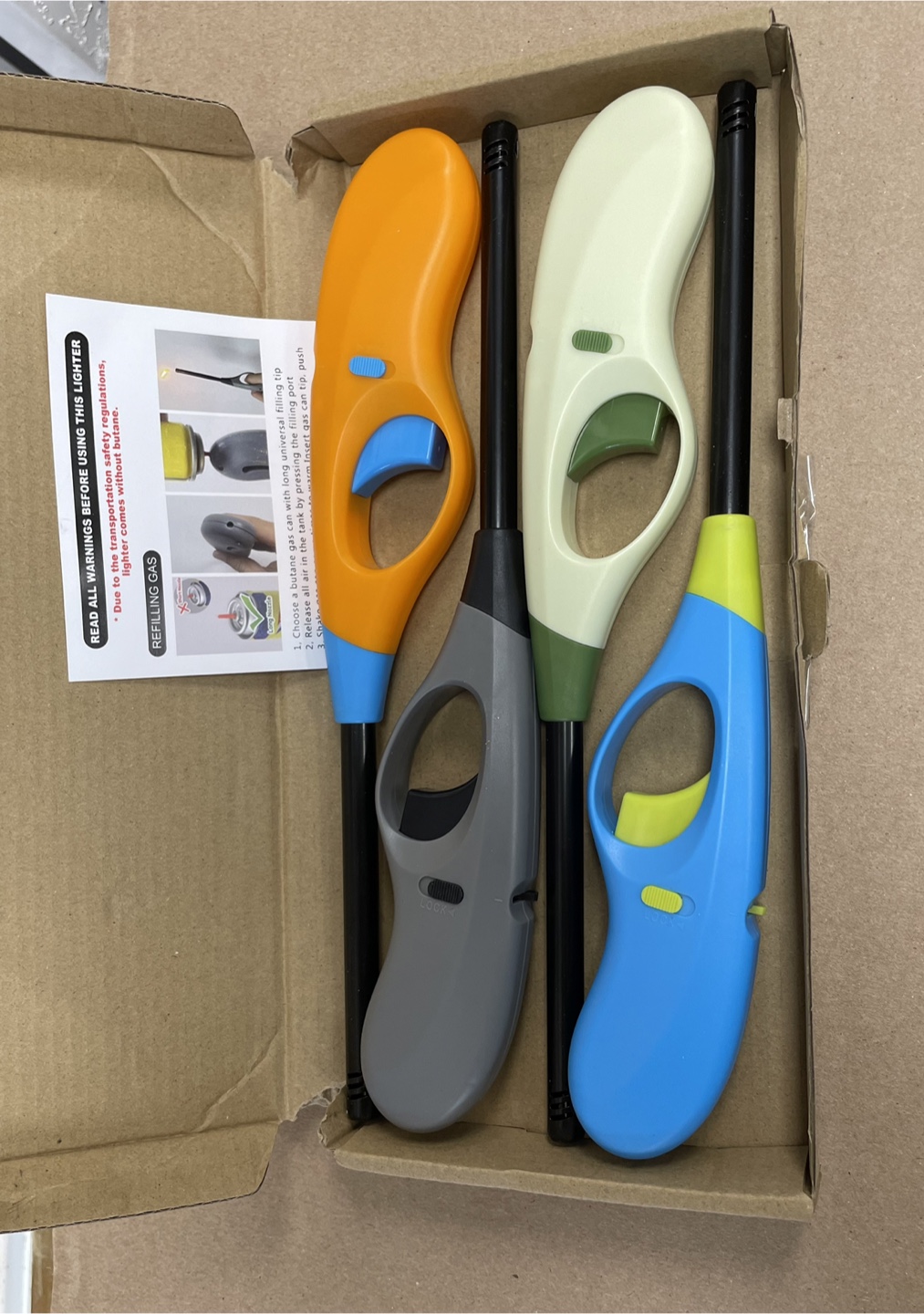 4 Piece Refillable Long Lighter Set - photo 3