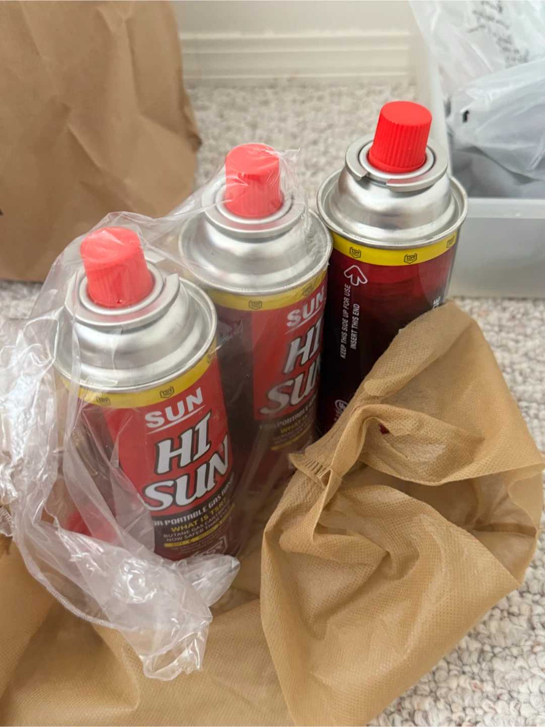 Sun Hi Sun Portable Butane Gas Fuel Canisters (3 Pack)
