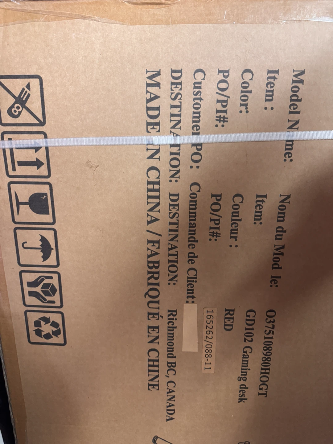 GD102 Gaming Desk