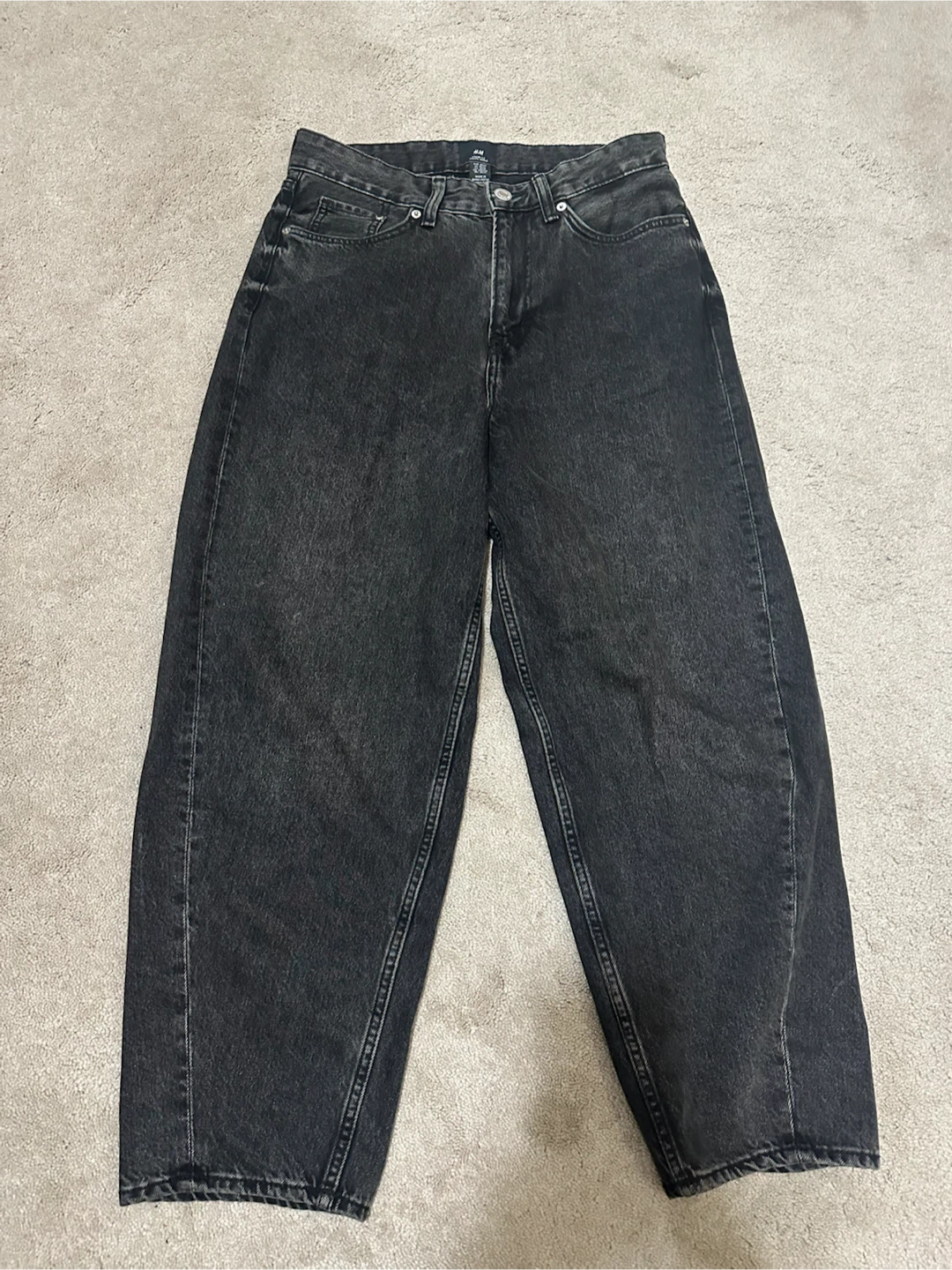 H&M Baggy Black Jeans