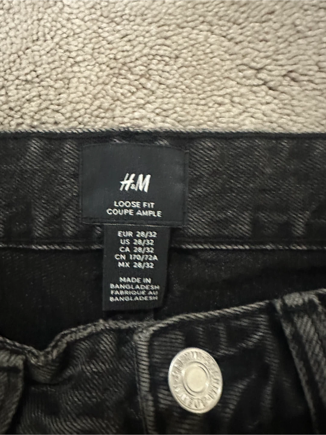H&M Baggy Black Jeans - photo 2