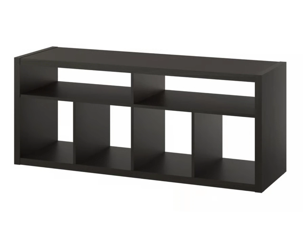KALLAX TV bench (black-brown) ikea