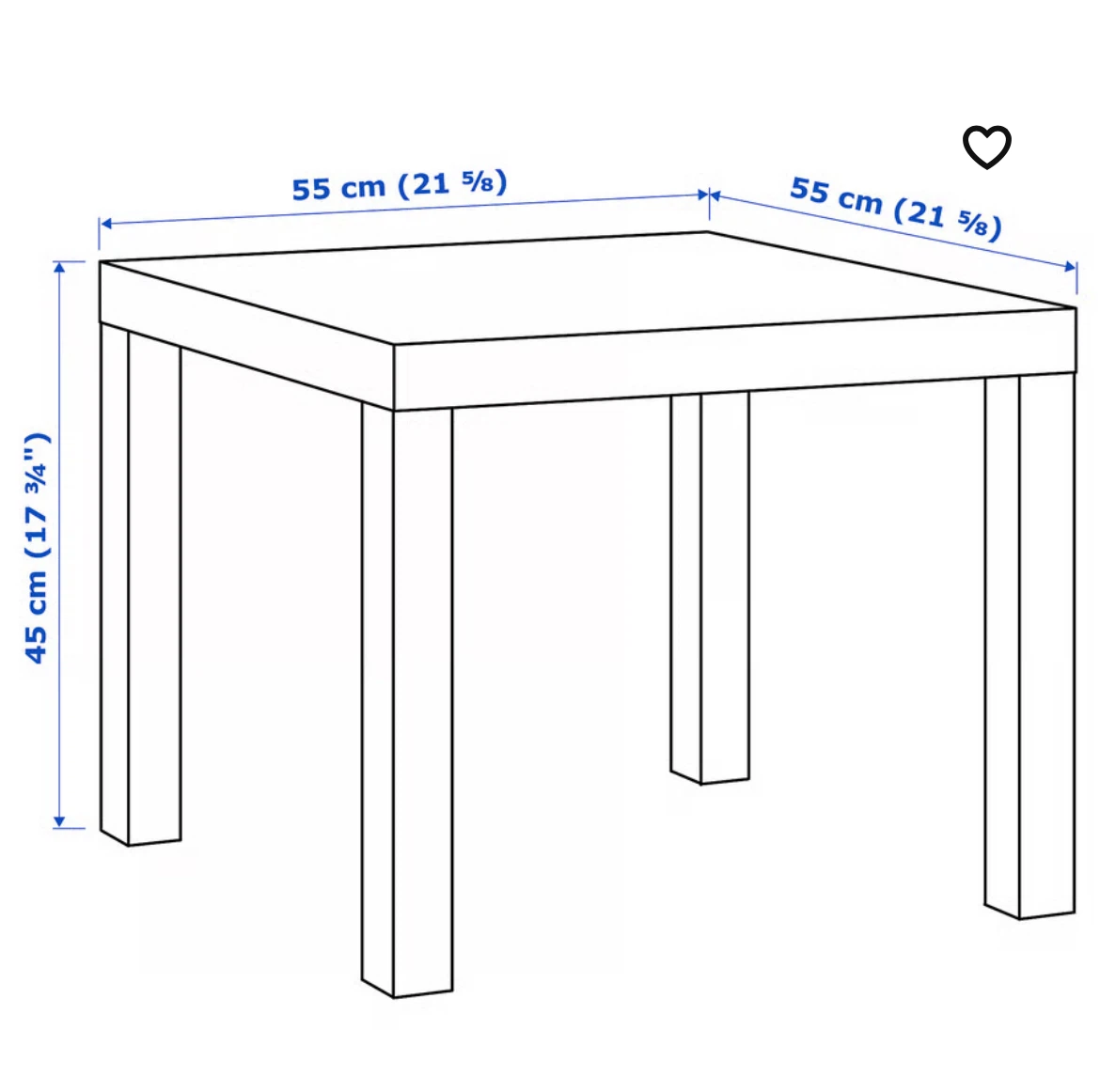 IKEA LACK side table - photo 2