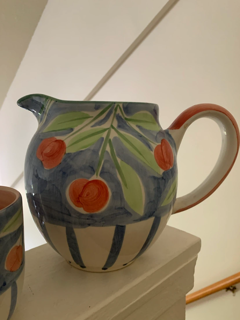 Vintage Pitcher and 2 Matching Mugs - photo 3