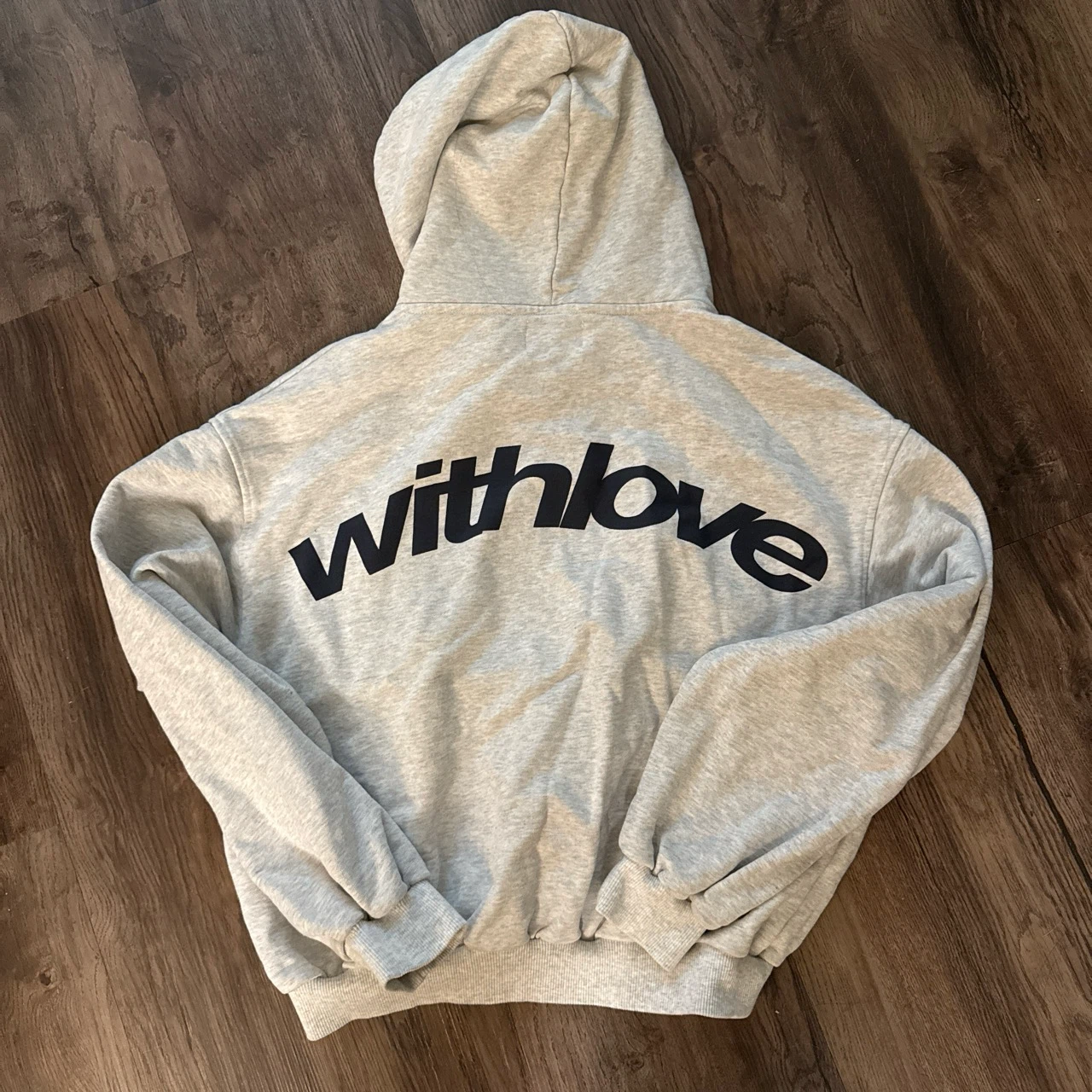 Scuffers Light Grey Withlove Hoodie - Size M