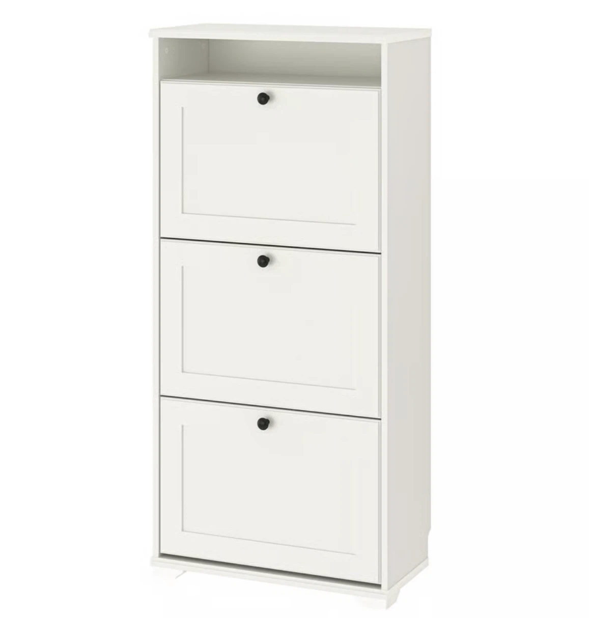 IKEA BRUSALI 3-compartment shoe cabinet