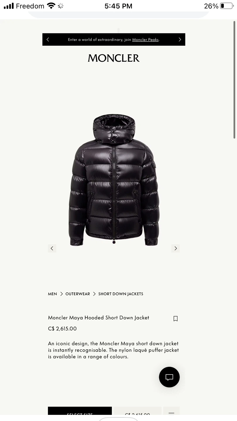 Moncler Maya Black Puffer Jacket (size 7 fits XL) - photo 5