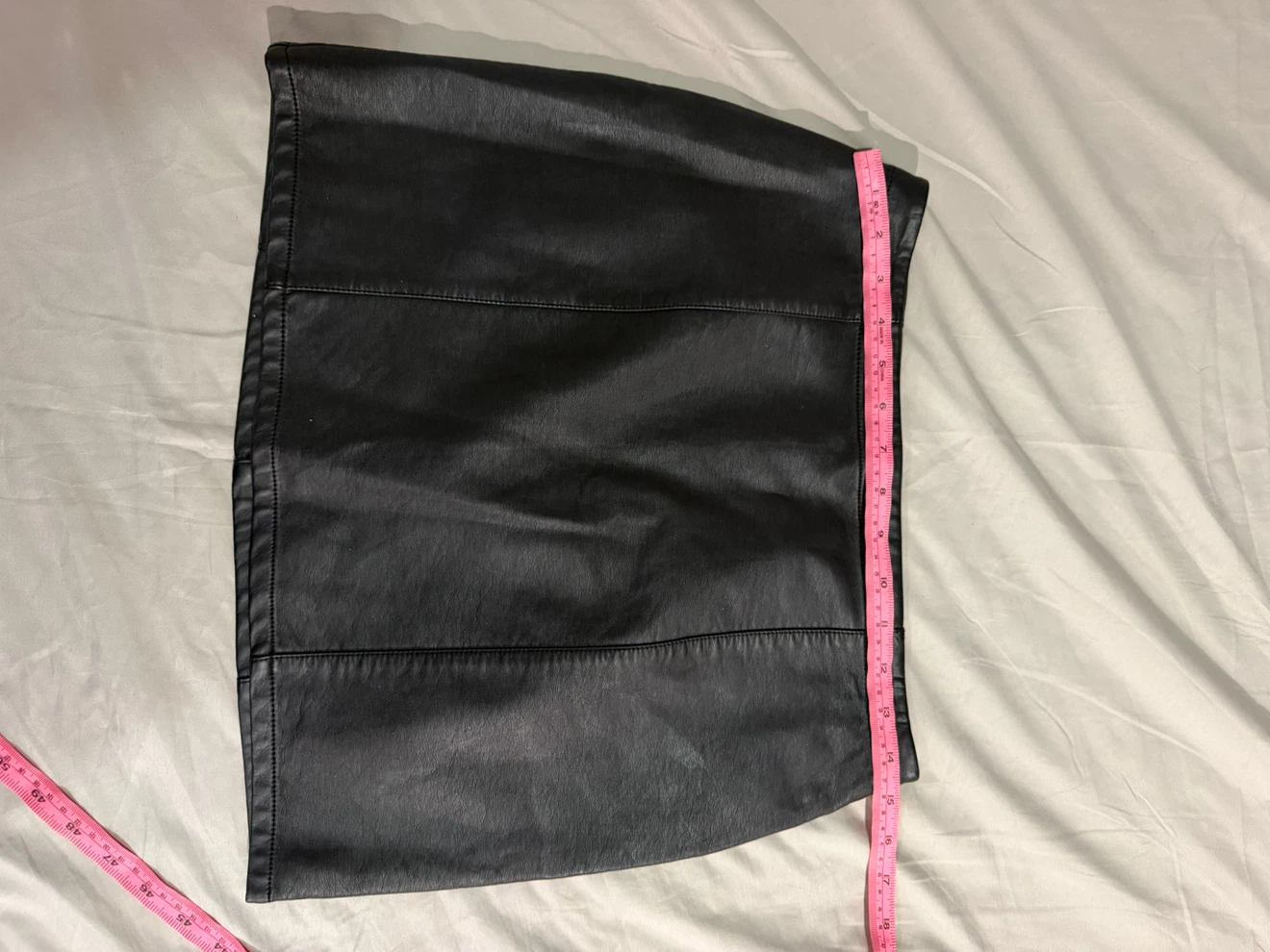 Forever 21 Faux Leather Mini Skirt - Black - Size M - photo 4